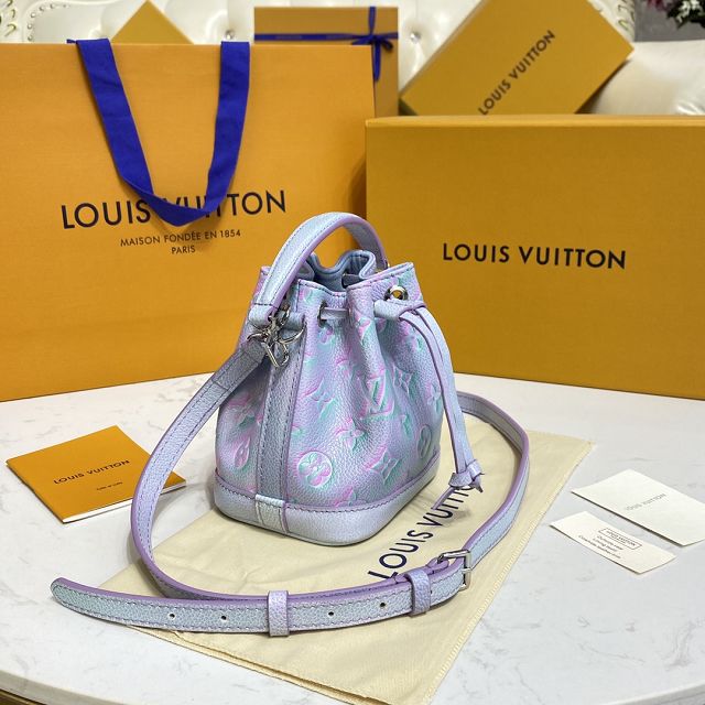 2023 Louis vuitton original calfskin nano noe M46291 blue