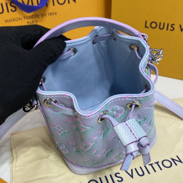 2023 Louis vuitton original calfskin nano noe M46291 blue