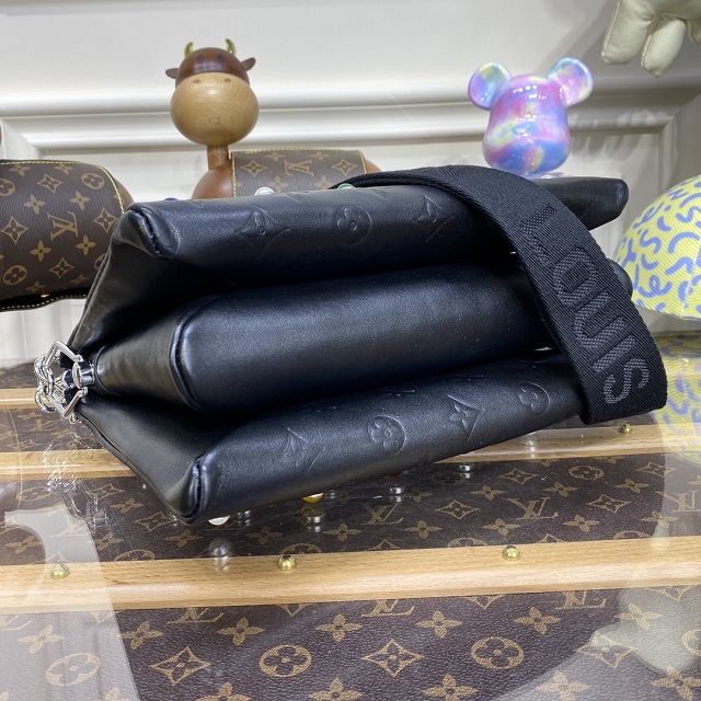 2023 Louis vuitton original lambskin coussin pm bag M22429 black