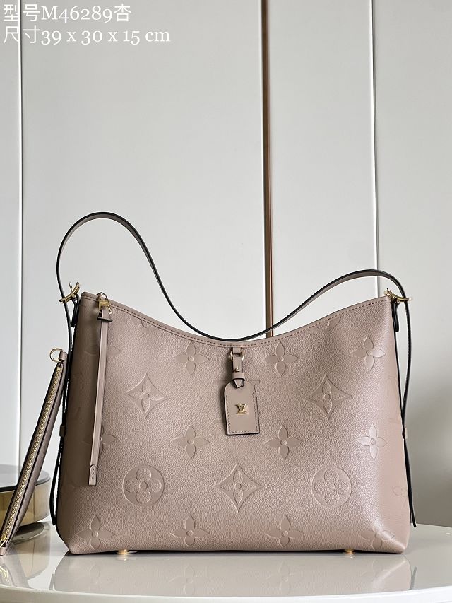 2023 Louis vuitton original calfskin carryAll mm M46289 apricot