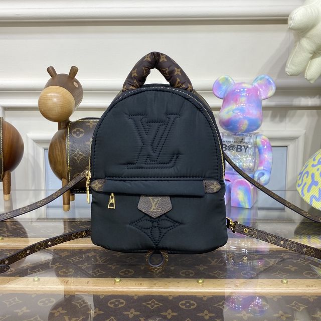 2023 Louis vuitton original nylon palm springs mini backpack M21060 black