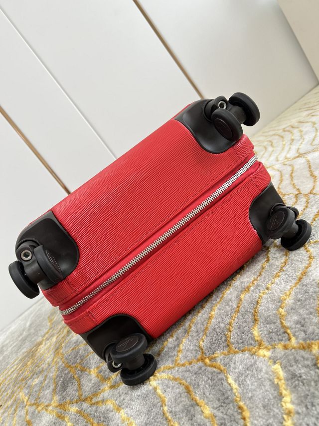 Louis vuitton original epi leather horizon 55 rolling luggage M20935 red