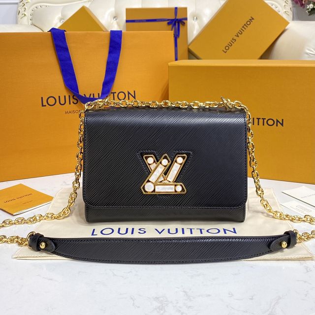 Louis vuitton original epi leather twist mm M59218 black