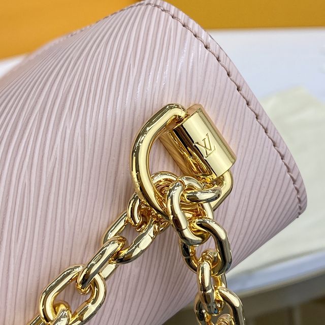 Louis vuitton original epi leather twist mm M59218 pink