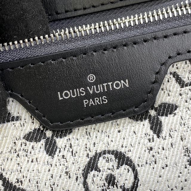 2023 Louis vuitton original denim neverfull mm M21465 grey