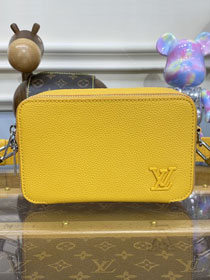 Louis vuitton original calfskin alpha wearable wallet M59161 yellow