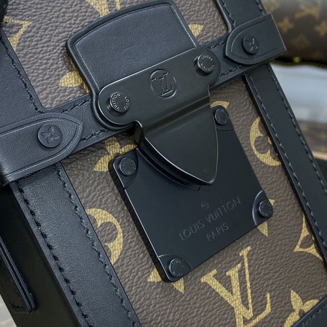 Louis vuitton original monogram canvas vertical trunk wearable wallet M82077