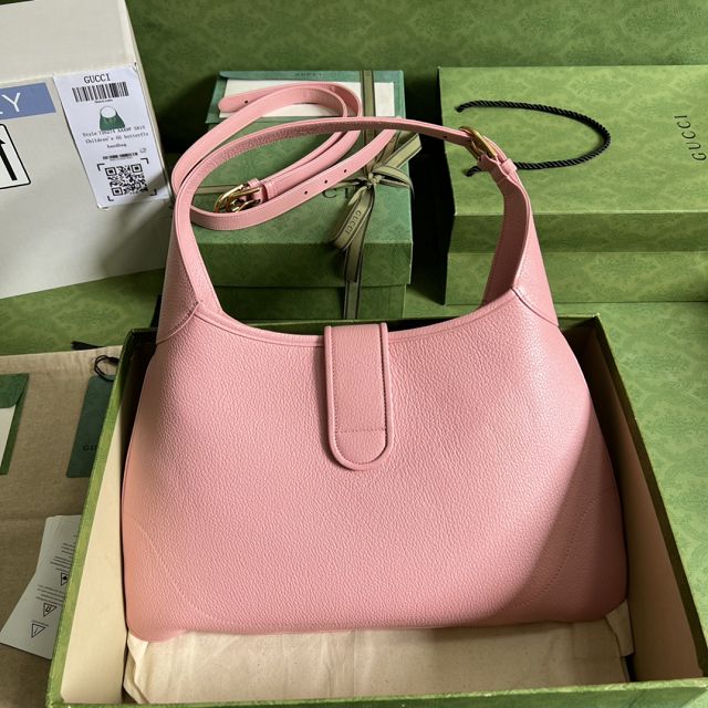 2023 GG original calfskin aphrodite medium shoulder bag 726274 pink