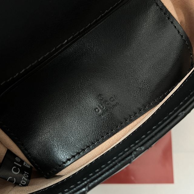 GG original matelasse marmont belt bag 739599 black	