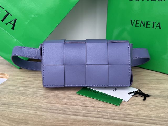 BV original lambskin cassette belt bag 639367 wisteria