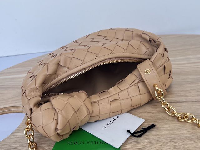 BV original lambskin mini jodie chain bag 709562 almond