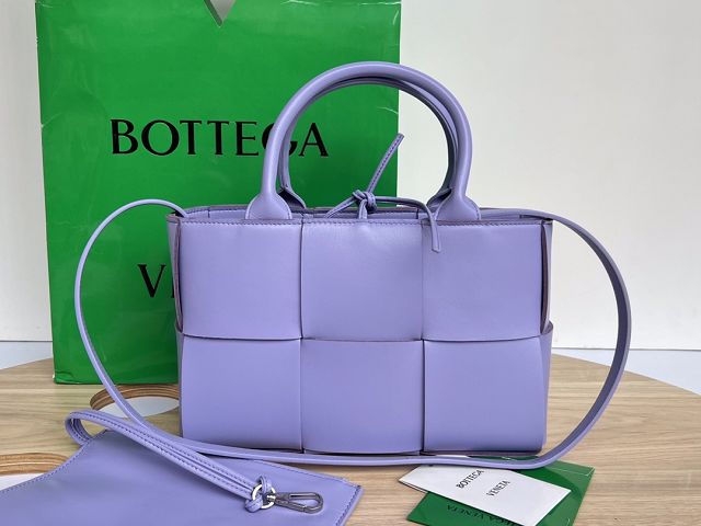 BV original lambskin mini arco tote bag 709337 wisteria