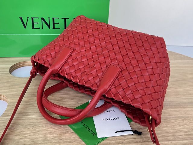 BV original lambskin mini cabat tote bag 709464 red