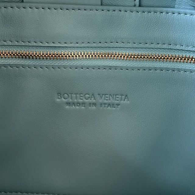 BV original lambskin brick cassette bag 709360 tiffany blue