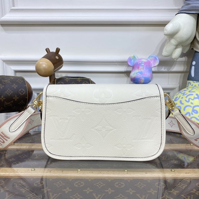 2023 Louis vuitton original calfskin diane satchel M46388 white