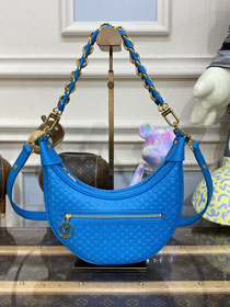 2023 Louis vuitton original calfskin loop handbag M22593 blue