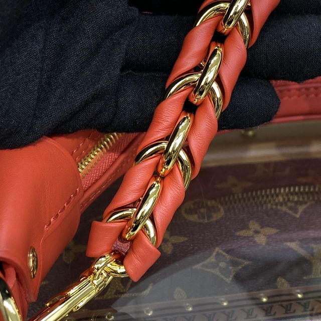 2023 Louis vuitton original calfskin loop handbag M22594 red
