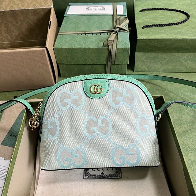 GG ophidia original canvas small shoulder bag 499621 green