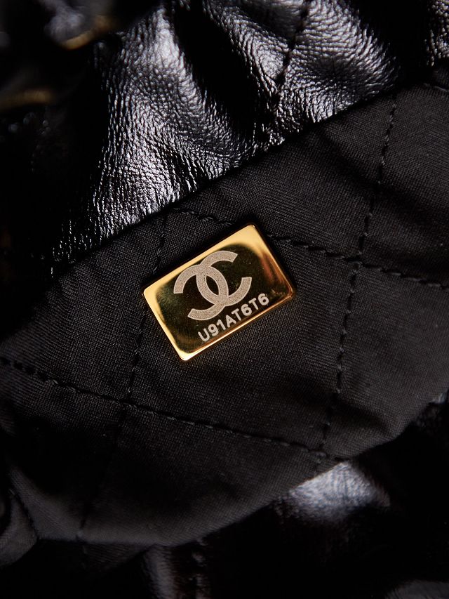 CC original calfskin 22 mini handbag AS3980-2 black