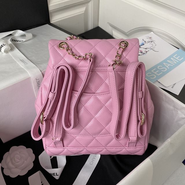 CC original grained calfskin backpack AS4058 pink