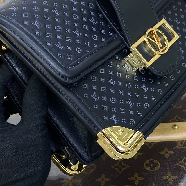 Louis vuitton original calfskin dauphine mm M22276 black