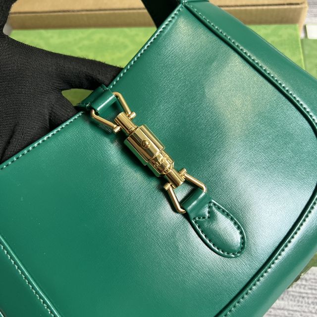 GG original calfskin jackie 1961 small shoulder bag 636709 green