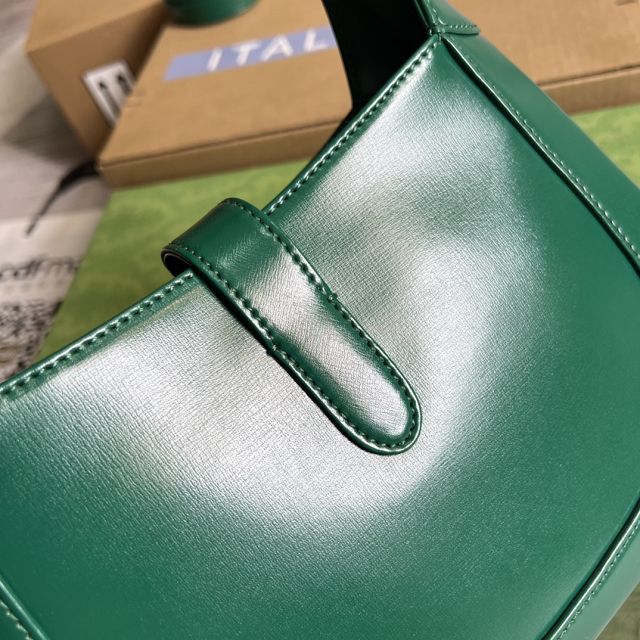 GG original calfskin jackie 1961 small shoulder bag 636709 green