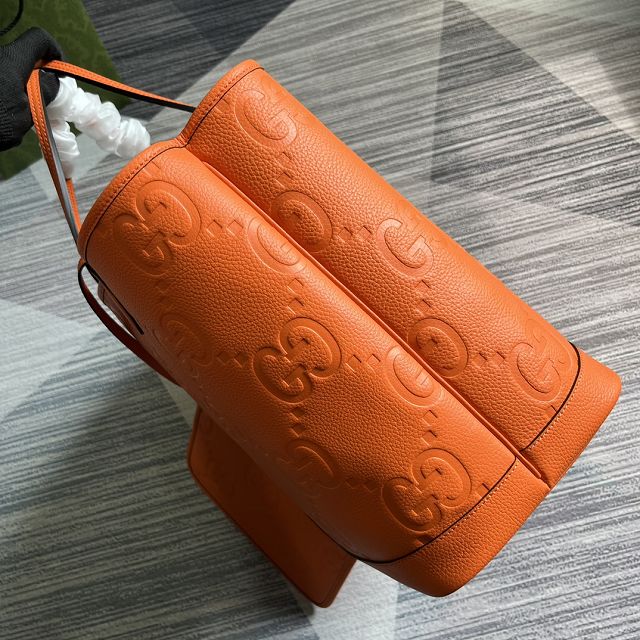 2023 GG original calfskin large tote bag 726755 orange