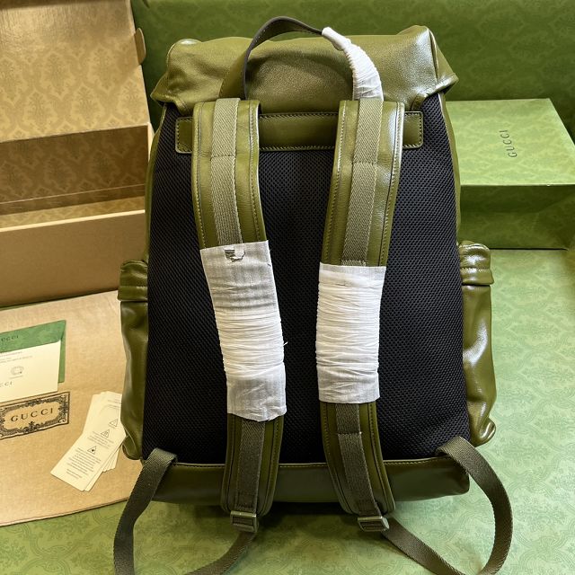 GG original calfskin backpack 725657 green
