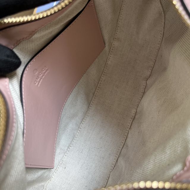2023 GG original matelasse leather small shoulder bag 739709 pink