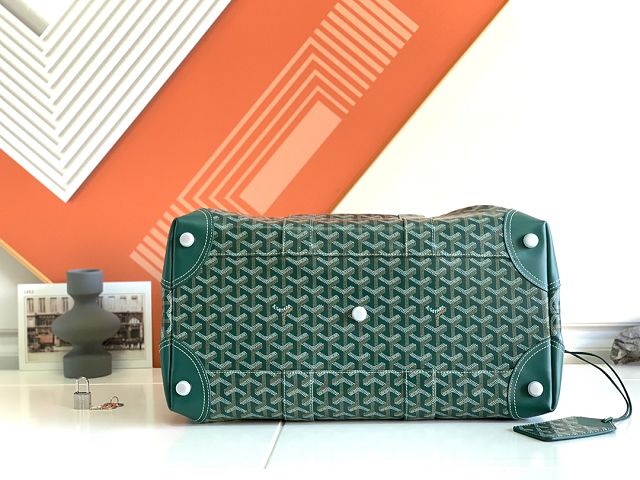 Goyard original canvas&calfskin bowling 45 bag GY0032 green