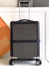 Goyard handmade original canvas&calfskin bourget trolley case GY0033 black