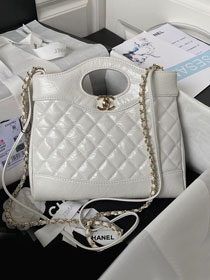 2023 CC original calfskin 31 mini shopping bag AS4133 white