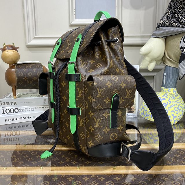 Louis vuitton original monogram canvas christopher backpack pm M46247 green