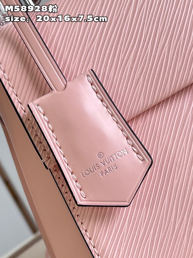 Louis vuitton original epi leather cluny mini handbag M58928 pink