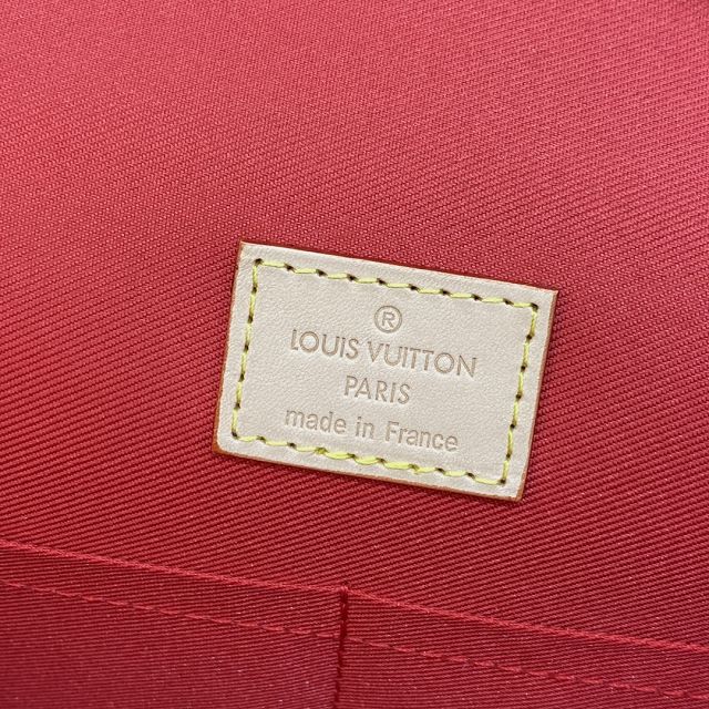 Louis vuitton original monogram canvas cluny BB handbag M43791 red