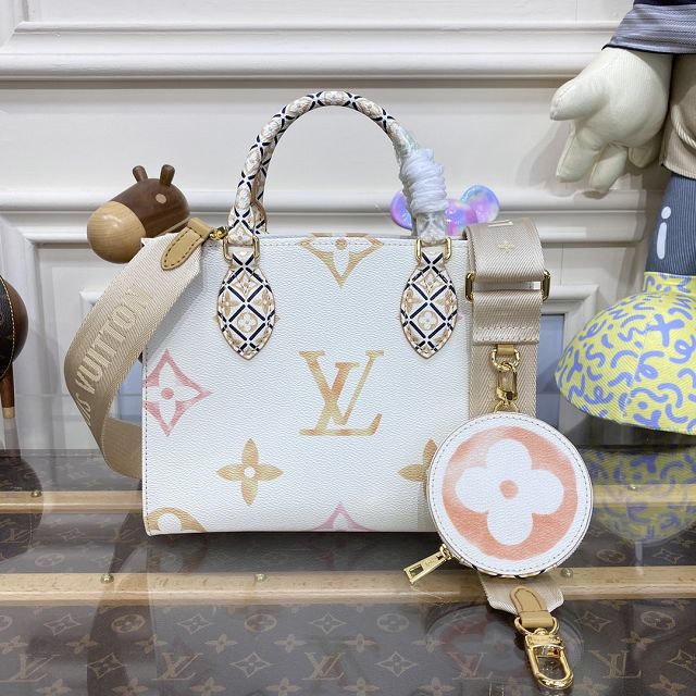 2023 Louis vuitton original monogram canvas onthego PM M22976 beige