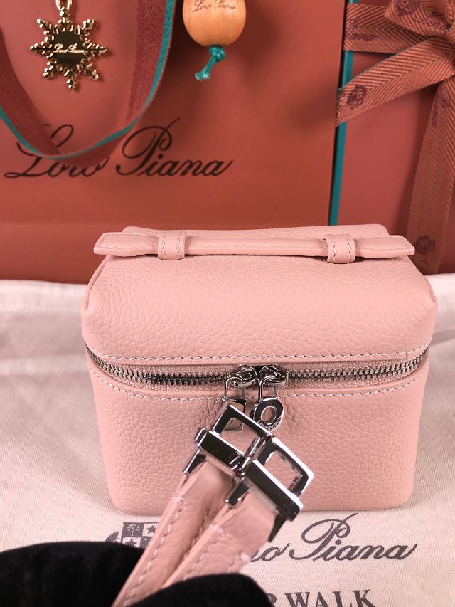Loro Piana original calfskin extra pocket L11 case FAN4030 pink
