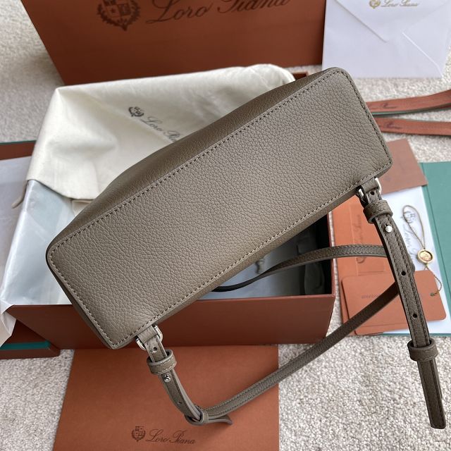 Loro Piana original calfskin extra pocket backpack FAN4041 grey