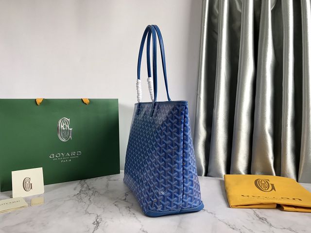 Goyard original canvas artois MM bag GY0034 blue