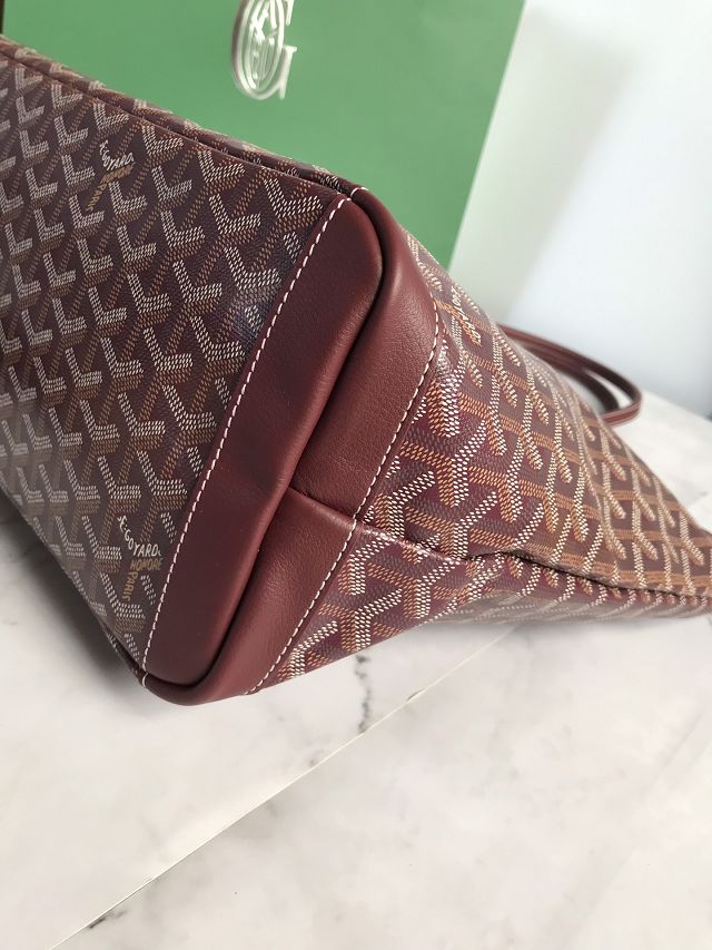 Goyard original canvas artois MM bag GY0034 burgundy