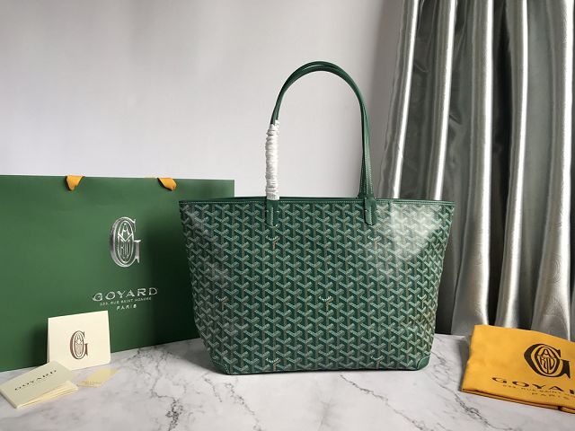 Goyard original canvas artois MM bag GY0034 green