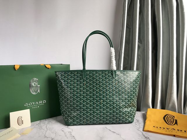 Goyard original canvas artois MM bag GY0034 green