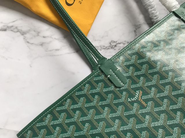 Goyard original canvas artois MM bag GY0034 green