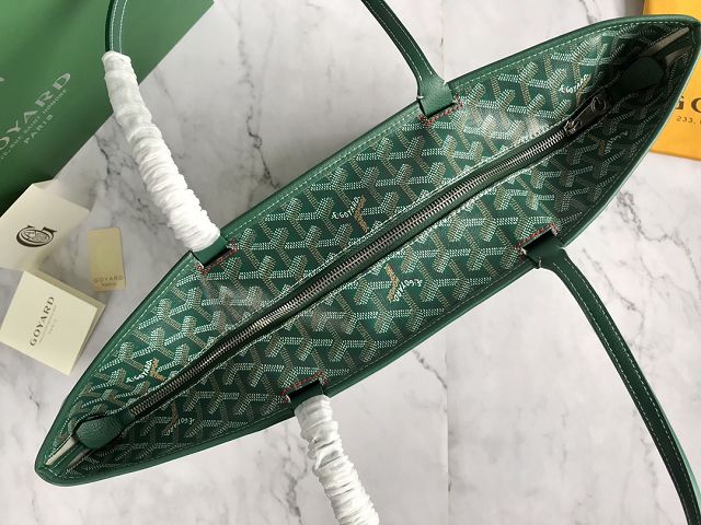 Goyard original canvas artois MM bag GY0034 green