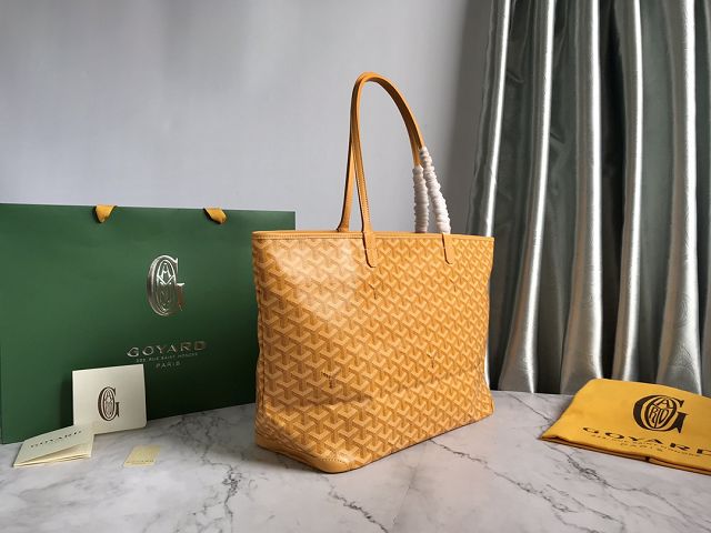 Goyard original canvas artois MM bag GY0034 yellow