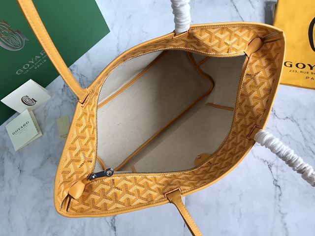 Goyard original canvas artois MM bag GY0034 yellow