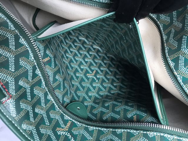 Goyard original canvas artois PM bag GY0002 green