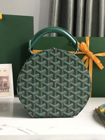 Goyard original canvas alto hatbox bag GY0037 green