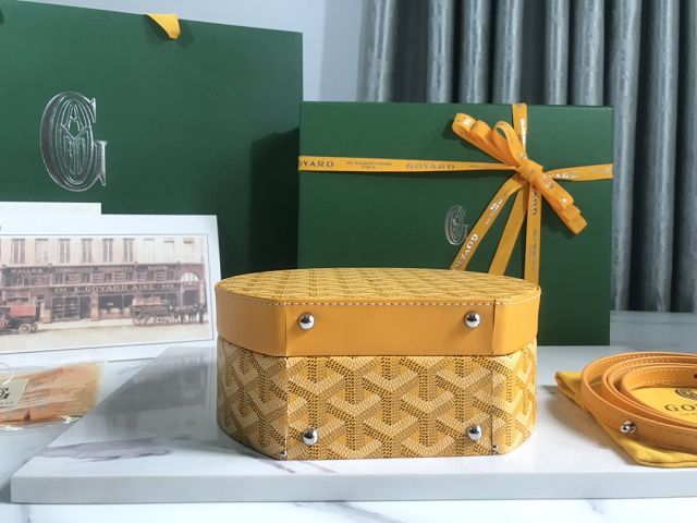 Goyard original canvas alto hatbox bag GY0037 yellow